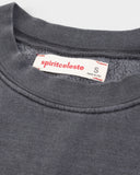 "Sara" - The Brushed Fleece Crew in — Spirit Celeste USA made luxury basic