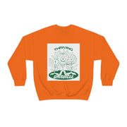 Thriving Divorcee Unisex Heavy Blend Crewneck Sweatshirt Orange